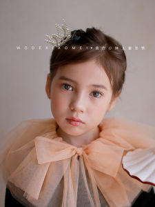 Tiara Hạt Ngọc Trai Thủ Công Cho Bé Gái Quà Tặng Sinh Nhật Phụ Kiện Tóc Cho Bé Gái Tiara Kẹp Tóc Nữ Hoàng Trang Trí Tóc Trẻ Em