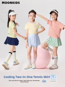 Moonkids | Quick-drying Tennis Sport Pleated Skirt for Girls