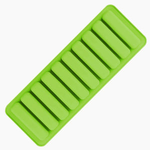 Khuôn Silicon Hình Ngón Tay 10 Ngăn Dạng Thanh Dài Thân Thiện Với Môi Trường Dụng Cụ Làm Bánh Cho Sôcôla Bánh Quy Đá Viên Ngũ Cốc Hình Chữ Nhật