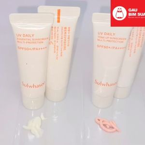 Đủ 3 loại Sulwhasoo Kem chống nắng hàng ngày dưỡng sáng Sulwhasoo UV Daily Fluid/Tone Up/Essential Sunscreen
