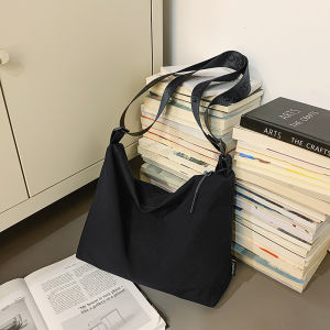 Lightweight Large Capacity Waterproof Single Shoulder Crossbody Bag for Men Commuting Cycling Casual Simple Style