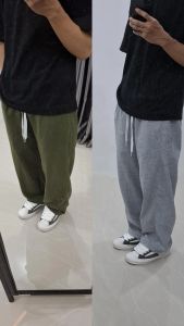 celana lose pants sweat pants baggy pant panjang oversize uniseks bahan fleece
