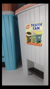 Trash Can Pedal Garbage Cans with Lid Uniplus Trash Bin with Foot Pedal/ Dust Bin/ Garbage Bin/ Basurahan/ Slim Pedal Trash Bin/ Garbage Trashcan/ Waste Bin/Recycle Bin/Waste Disposal