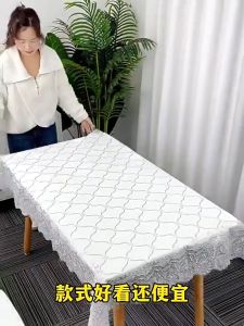 PVC Tablecloth Washable Waterproof Oil-proof Table Cover Golden Floral Dining Table Cloths Kitchen Coffee Dining Table Cloth Runners 8/12 seater Home