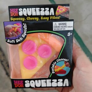 HOT Schylling Needoh pizza Sensory Fidget Cube Stress Relief Squishy Cube Anti-Anxiety Squeeze Object For Focus ADHD Population