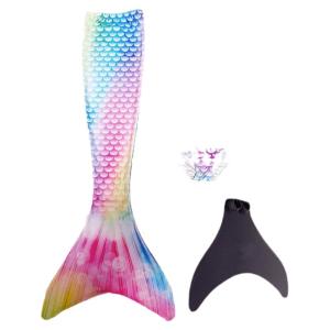 JIFANPAUL | Mermaid Tail Princess Dress Swimwear Set for Girls