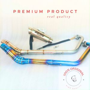 Knalpot Racing Ceng Suara Bass Gahar untuk Motor Vixion & Satria