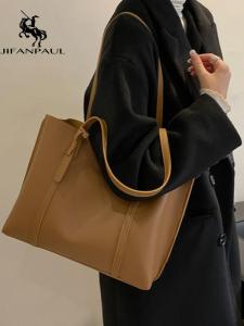 JIFANPAUL | Túi Xách Quai Vai Da Mềm Kiểu Hàn Quốc Đơn Giản Dung Lượng Lớn