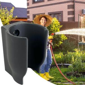 Garden Hose Holder Wall Mount Outdoor Wall Hose Holder For Nozzles Anti Slip Bracket Accessories Sprayer Attachment For Yard