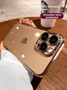 Divi | Apple Compatible Phone Case Thin Transparent Drop Protection Full Lens Protection Air Cushion Magnetic