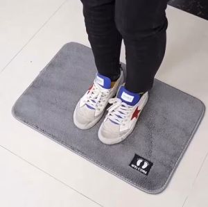 Thảm lau chân nhà tắm thảm chùi chân nhà bếp lông cừu len mềm đế cao su thấm hút nước chống trượt 3d Thảm nỉ lau chân hình chữ nhật chùi chân len mềm mịn dày dặn chống trơn trượt hàng chất lượng cao