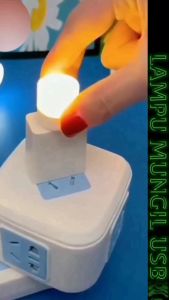 2biji Led USB MUNGIL 5V 1A: Lampu Praktis Hemat Energi