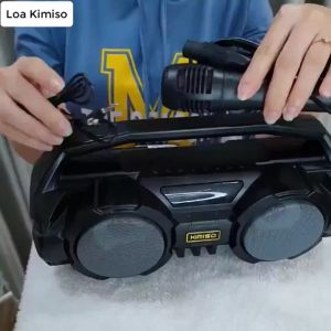 [LOA TẾT 2024] Loa karaoke bluetooth Kimiso KM-S1 có kèm mic âm chuẩn không rẻ Loa không dây