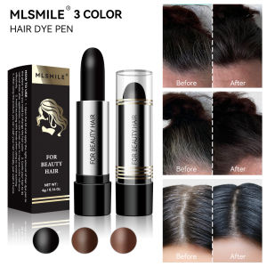 Disposable temporary hair dye pen to cover white hair lipstick style hair dye black temporary hair dye