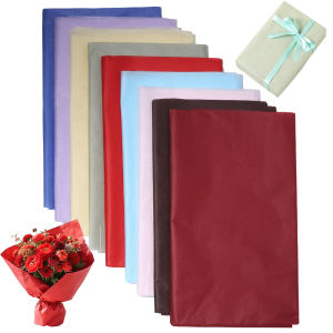 20pcs Colorful Tissue Paper Gifts Flower Wrapping Paper Bouquet Lining Paper For DIY Valentines Day Florist Packing Material