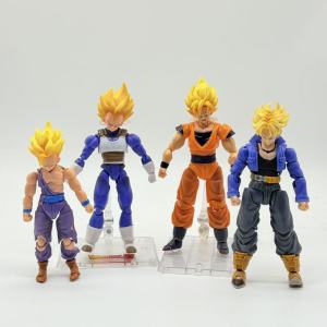 BANDAI | Mô Hình Nhân Vật Hành Động Dragon Ball SHF Siêu Saiyan Gogeta - Goku Vegeta DBZ Đồ Chơi Mô Hình PVC Dành Cho Trẻ Em Và Người Sưu Tầm