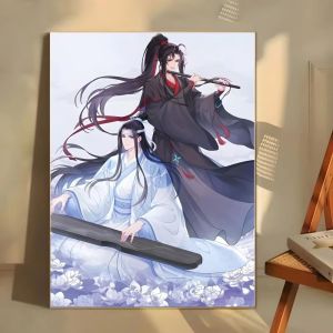 KAYOU | Oil Painting by Number Kit Mo Dao Zu Shi Wei Wuxian Lan Wangji Anime Canvas Wall Art for Adults DIY Home Decor Gift