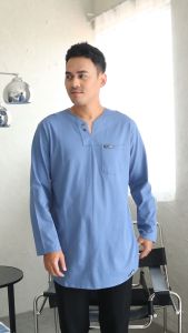 TQ - Kaos Kurta Panjang Pria Cotton Combed 24s