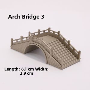 Original Design Eco-friendly Micro Landscape Aquarium Home Decorations Pavilion Tower Bridge Series 3D Model Ornaments