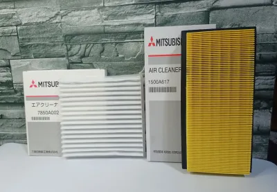 MITSUBISHI COMBO CABIN FILTER & AIR FILTER for Mitsubishi Mirage g4 / HB - 2012 Up (1500A617 & 7850A002).