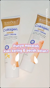 Collagen Foot Cream Krim Kaki Anti Aging Retak Melembapkan Kulit Kering SR087