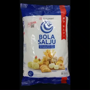 ( 1 PCS ) TEPUNG TERIGU BOLA SALJU SERBAGUNA 1KG / BUNGASARI WHEAT FLOUR ALL PURPOSE 1000 gr