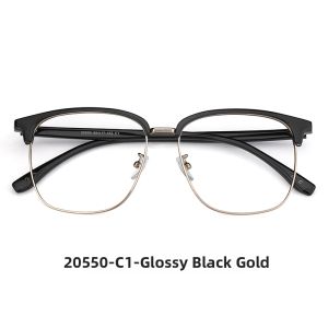 Colore.in | Anti-Blue Light Radiation Semi-Rimmed Frames Adjustable Power Large Face Suitable