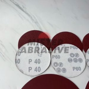 Amplas Bulat Perekat Tempel 4 5 7 in inch Perepet Lubang Tempel Sanding Disc Mata Gerinda