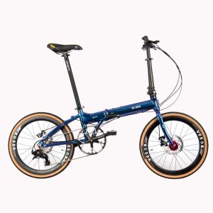 Kosda Foldable Bicycle Adult Ultra-Light Portable Men and Women 22-Inch 451 Bicycle Speed Change Adult Travel Road Bike