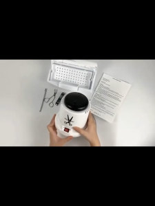EU 220V Nail Tool Sterilizer with 150g Glass Bead Manicure Salon Disinfector for Nippers Scissors