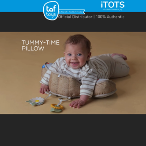 Taf Toys Tummy Time Pillow – Builds Neck Strength & Motor Skills