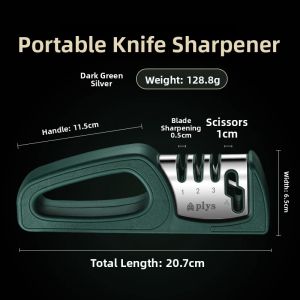 BAKULI | Electric Automatic Knife Sharpener for Kitchen Knives and Scissors