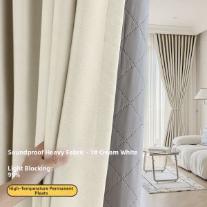 LEZHIHE | High Light Blocking Insulated Soundproof Curtains