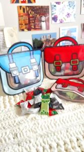 Satu Keluarga Plastik Bingkisan Ziplock Motif Tas Ransel C1094 Goodie Bag Birthday 3D Souvenir Anak