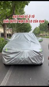 Bạt phủ Ô tô tráng nhôm 3 lớp chống xước nắng bụi mưa cho Xe KIA: MorningCeratoSeltosK3SonetSolutoSorento..