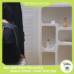 DROPASSIST 2438 Women Premium Simple School Bag Nylon Backpack Lightweight Stylish Beg Galas Tangan Bahu Wanita Serbaguna Praktikal