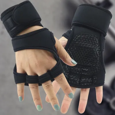 MINGRENBANG | Gym Weightlifting Gloves Half Finger For Training