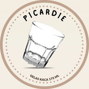 Picardie Tumbler 200 mL | Picardie Glassware | Gelas Minum Kaca Cafe