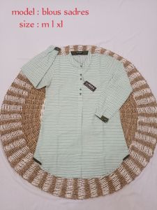 Tunik & Blus Hara Oxford Motif Bunga