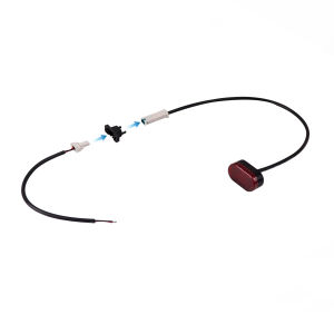 Rear Fender Tail Light For Xiaomi M365 Pro Pro2 Electric Scooter Foldable Resistant Taillight Smart Tail Cable Direct TailLight