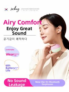 Bluetooth Bone Conduction Clip-On Headphones