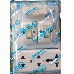 1 Cái/ 5 Cái Bảng Điện OMINSU 1 Công Tắc 2 Công Tắc 3 Công Tắc.