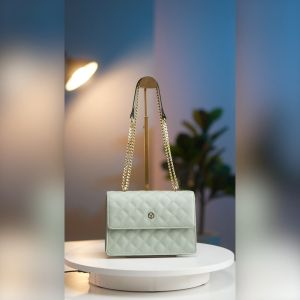 Túi Yuumy (Thời trang nữ thiết kế trần trám size 22 - Túi đeo chéo da Seasand YN136)