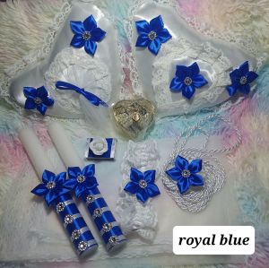 7in1 wedding accessories w/motif(ring pillowarras pillowarras w/coin2nd veilcordgarter leg and 2candles)