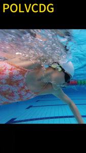 Polvcdg-X9-IPX8 Waterproof Swimming Bone Conduction Headphones with 32GB Memory for Sports/Cycling/Fitness Equipped with a Microphone and Bluetooth 6.0 Technology