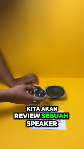 Speaker 3 Inch Subwoofer Bass Magnet Besar 4 Ohm 5W Suara Kaya Kuat Cocok Miniatur Sound Horeg