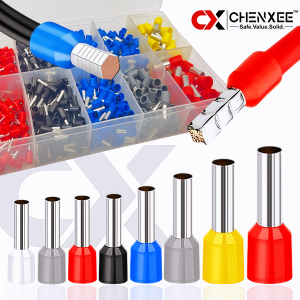 Wire Ferrule Connectors Tubular Crimp Terminals Electrical Wire Cable Connector PVC Retardant Insulated Pin Cord End Terminal