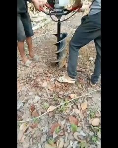 Máy khoan đất trồng cây BGAS520 tặng mũi khoan kép 10cm hoặc 15cm