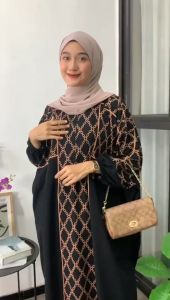 Kaftan Sofia Rayon Tebal Jumbo Ld 180 cm Kaftan Panjang Muslim Wanita Nyaman by Alinrafd