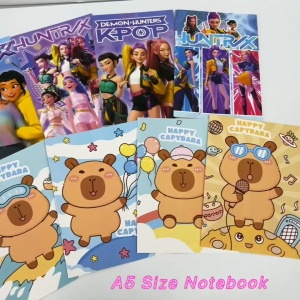 (READY STOCK) Doraemon Pikachu Buku Nota A5 Stationary Cute Journal Diary Kids Notebook Stationery Single Line 单线笔记本簿子